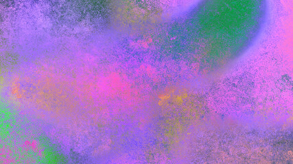 Fluorescent grungy background, colorful digital art texture.