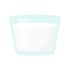 vector illustration of water in a bowl