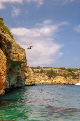 morze, plaza, wakacje, krajobraz, woda, wybrzeze, lato, podróż, niebo, mallorca, baleary, ocean, miasteczko, zwierzęta, urlop, europa, tropic, kultura, jaskinia, piach, linia brzegowa, architektura, h © Maja