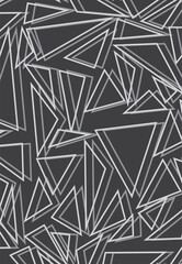 Abstract background with irregular triangle pattern