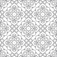 Repeating geometric tiles from striped elements.Modern geometric background with abstract shapes.Monochromatic Patterns.abstract texture.black and white striped ornament for design.