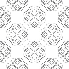 Repeating geometric tiles from striped elements.Modern geometric background with abstract shapes.Monochromatic Patterns.abstract texture.black and white striped ornament for design.