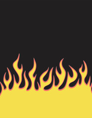 Simple background with flame pattern