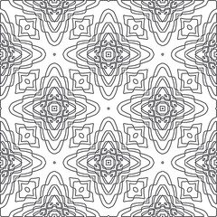 Repeating geometric tiles from striped elements.Modern geometric background with abstract shapes.Monochromatic Patterns.abstract texture.black and white striped ornament for design.