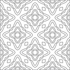 Repeating geometric tiles from striped elements.Modern geometric background with abstract shapes.Monochromatic Patterns.abstract texture.black and white striped ornament for design.