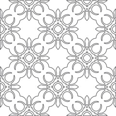 Repeating geometric tiles from striped elements.Modern geometric background with abstract shapes.Monochromatic Patterns.abstract texture.black and white striped ornament for design.