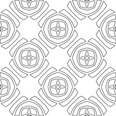 Repeating geometric tiles from striped elements.Modern geometric background with abstract shapes.Monochromatic Patterns.abstract texture.black and white striped ornament for design.