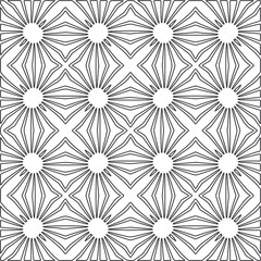 Repeating geometric tiles from striped elements.Modern geometric background with abstract shapes.Monochromatic Patterns.abstract texture.black and white striped ornament for design.
