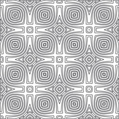 Repeating geometric tiles from striped elements.Modern geometric background with abstract shapes.Monochromatic Patterns.abstract texture.black and white striped ornament for design.
