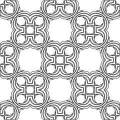 Repeating geometric tiles from striped elements.Modern geometric background with abstract shapes.Monochromatic Patterns.abstract texture.black and white striped ornament for design.