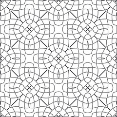 
Repeating geometric tiles from striped elements.Modern geometric background with abstract shapes.Monochromatic Patterns.abstract texture.black and white striped ornament for design.