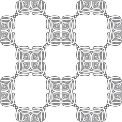 
Repeating geometric tiles from striped elements.Modern geometric background with abstract shapes.Monochromatic Patterns.abstract texture.black and white striped ornament for design.