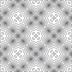 
Repeating geometric tiles from striped elements.Modern geometric background with abstract shapes.Monochromatic Patterns.abstract texture.black and white striped ornament for design.