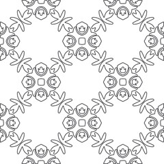 Repeating geometric tiles from striped elements.Modern geometric background with abstract shapes.Monochromatic Patterns.abstract texture.black and white striped ornament for design.