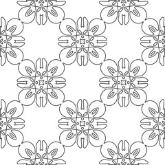 Repeating geometric tiles from striped elements.Modern geometric background with abstract shapes.Monochromatic Patterns.abstract texture.black and white striped ornament for design.