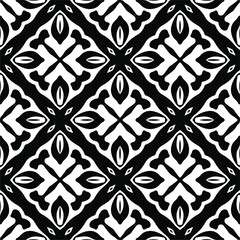 Vector geometric seamless pattern.Modern geometric background with abstract shapes.Monochromatic Repeating Patterns.Endless abstract texture.black  ornament for design.