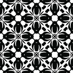 
Vector geometric seamless pattern.Modern geometric background with abstract shapes.Monochromatic Repeating Patterns.Endless abstract texture.black  ornament for design.