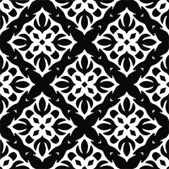 
Vector geometric seamless pattern.Modern geometric background with abstract shapes.Monochromatic Repeating Patterns.Endless abstract texture.black  ornament for design.