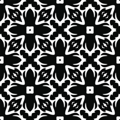 
Vector geometric seamless pattern.Modern geometric background with abstract shapes.Monochromatic Repeating Patterns.Endless abstract texture.black  ornament for design.