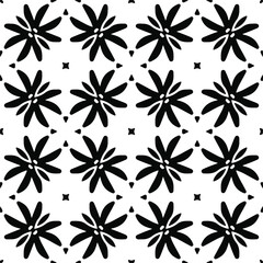 
Vector geometric seamless pattern.Modern geometric background with abstract shapes.Monochromatic Repeating Patterns.Endless abstract texture.black  ornament for design.