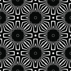  Vector geometric seamless pattern.Modern geometric background with abstract shapes.Monochromatic Repeating Patterns.Endless abstract texture.black ornament for design.