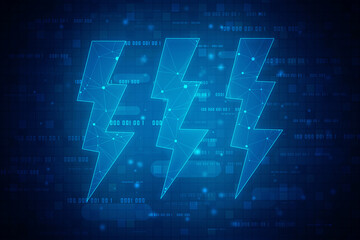 2d rendering lightning arrow illustration