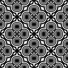  Vector geometric seamless pattern.Modern geometric background with abstract shapes.Monochromatic Repeating Patterns.Endless abstract texture.black ornament for design.