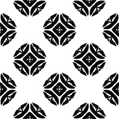 
Vector geometric seamless pattern.Modern geometric background with abstract shapes.Monochromatic Repeating Patterns.Endless abstract texture.black  ornament for design.