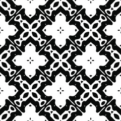 
Vector geometric seamless pattern.Modern geometric background with abstract shapes.Monochromatic Repeating Patterns.Endless abstract texture.black  ornament for design.