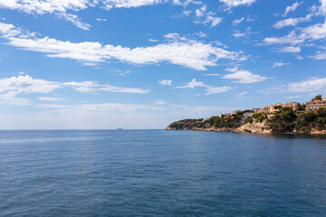 Fototapeta na wymiar spanish coast in sunny day