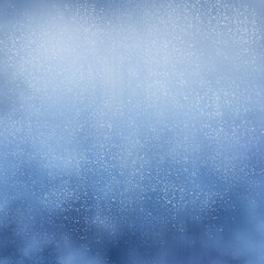 Shiny blue decorative snow background, glitter texture