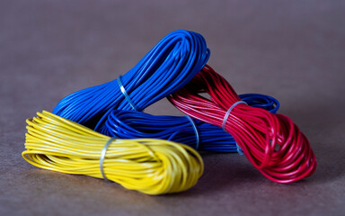 multicolored wires
