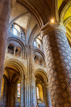 Interior Of Durham Cathedral Medieval Religious Building