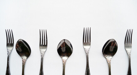 fork and knife on a plate