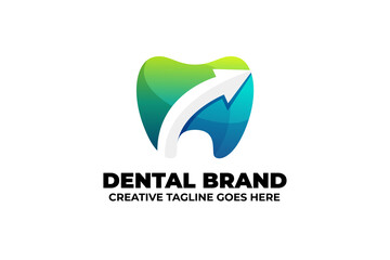 Dentist Arrow Business Logo