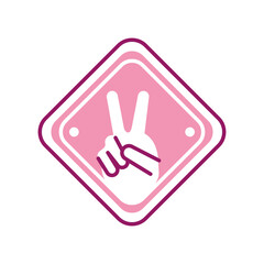 rabbit hand in sign