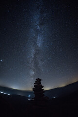 Cairn and Milky Way