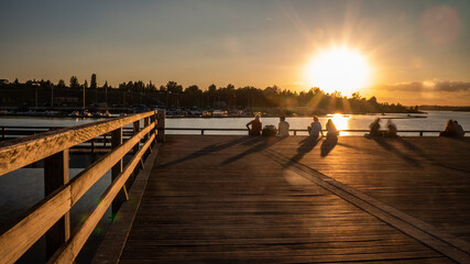 Sonnenuntergang genie&szlig;en