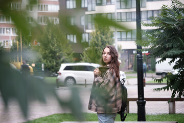 woman on street