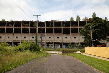 Obraz premium Abandoned Packard Automotive Plant in Detroit, Michigan