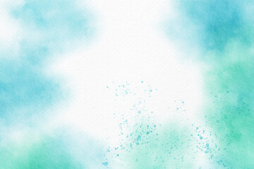 Blue watercolor abstract background