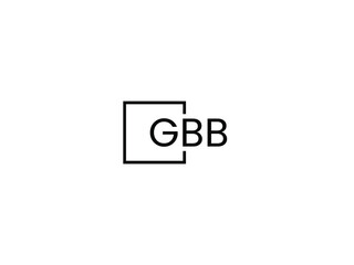 GBB Letter Initial Logo Design Vector Illustration