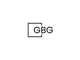 Obraz premium GBG Letter Initial Logo Design Vector Illustration