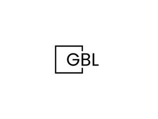 GBL Letter Initial Logo Design Vector Illustration