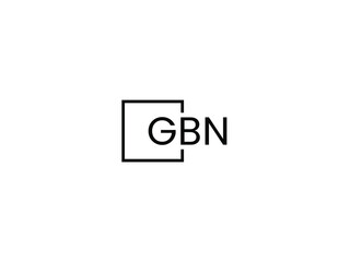 Obraz premium GBN Letter Initial Logo Design Vector Illustration