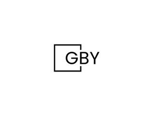 GBY Letter Initial Logo Design Vector Illustration