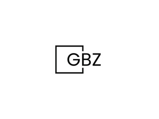 Fototapeta premium GBZ Letter Initial Logo Design Vector Illustration
