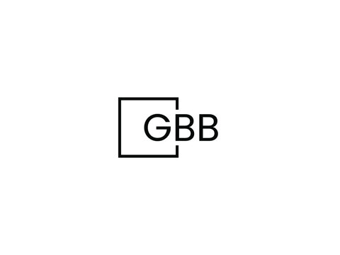 GBB Letter Initial Logo Design Vector Illustration