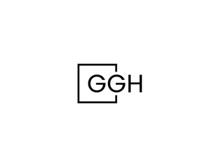 GGH Letter Initial Logo Design Vector Illustration