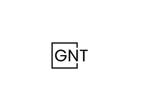 GNT Letter Initial Logo Design Vector Illustration